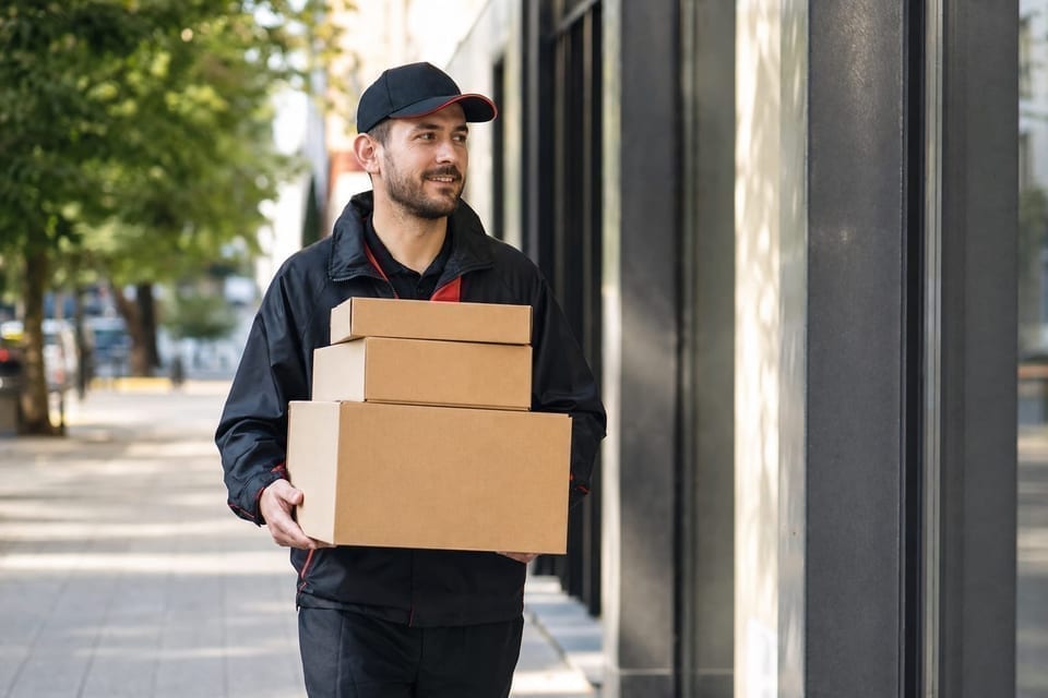 LastMile courier delivering in Nepean